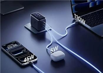 شارژر گالیم نیترید جدید بیسوس با سه پورت USB-C و نمایشگر 1٫8 اینچ معرفی شد